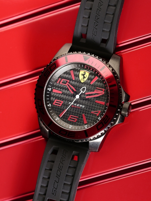 

SCUDERIA FERRARI Men Black XX Kers Analogue Watch 0830306_SF