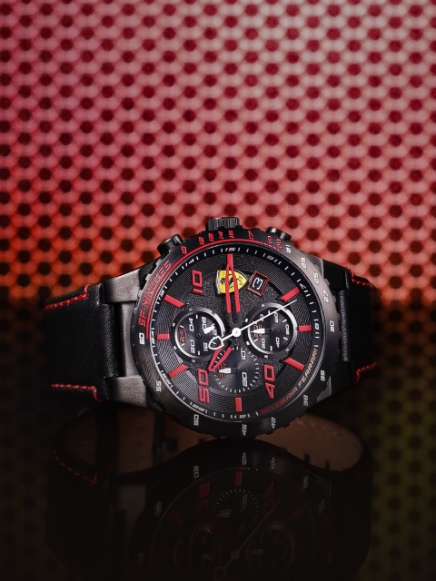 

SCUDERIA FERRARI Speciale Evo Men Black Analogue Watch 0830363_SF