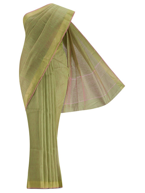 

Nalli Next Women Green Pure Cotton Saree