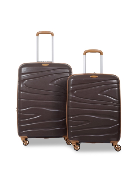 

Polo Class Set of 2 Brown Textured Trolley Bag