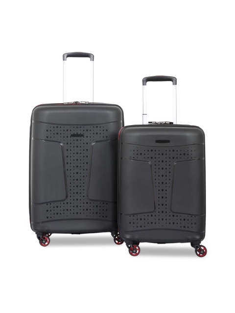

Polo Class Black Solid Set of 2 Trolley Bag
