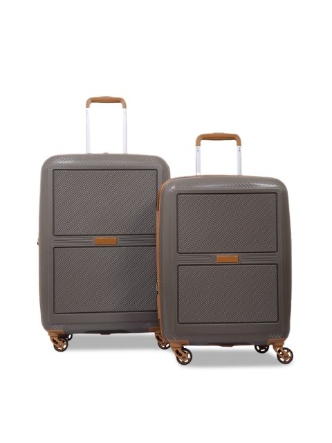 

Polo Class Set of 2 Brown Textured Trolley Bag