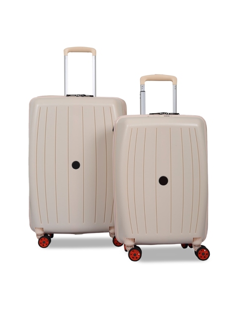 

Polo Class Beige Solid Set of 2 Trolley Bag