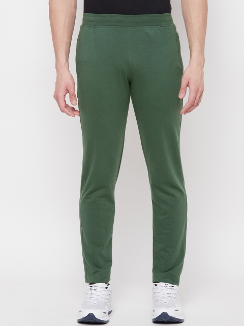 

Okane Men Olive Solid Track Pants