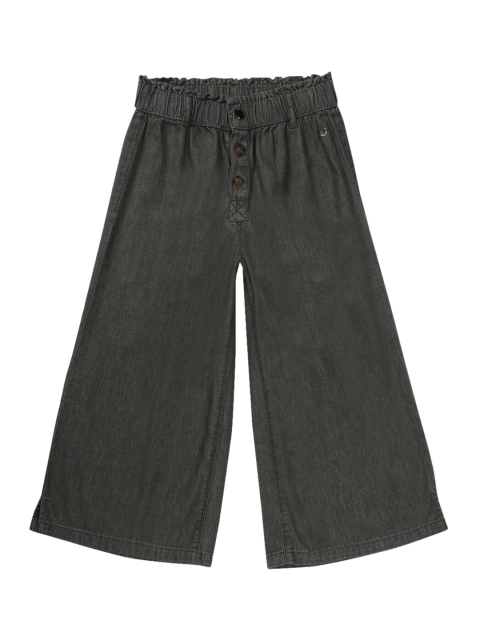 

Gini and Jony Girls Olive Green Flared Culottes Trousers