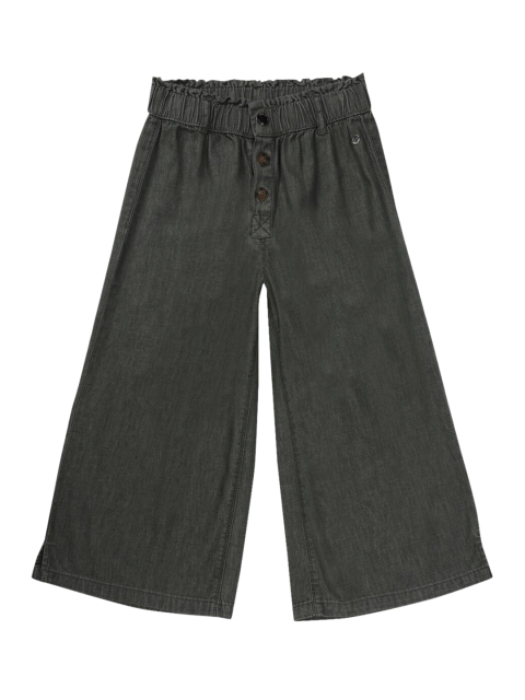 

Gini and Jony Girls Olive Green Flared Culottes Trousers