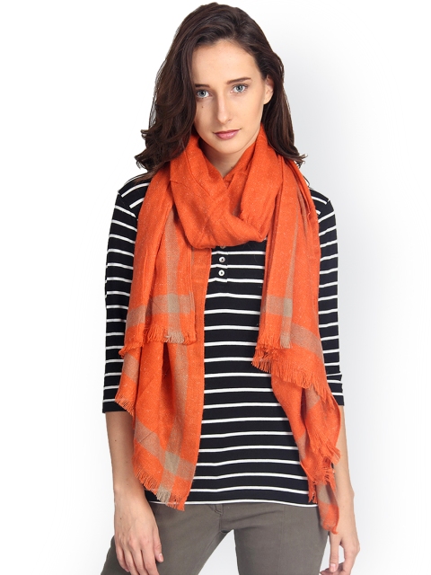 

FabSeasons Unisex Orange Stole