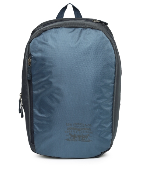

Levis Men Blue Solid Backpack