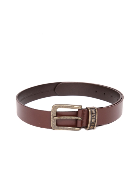 

Levis Men Brown Solid Genuine Leather Belt