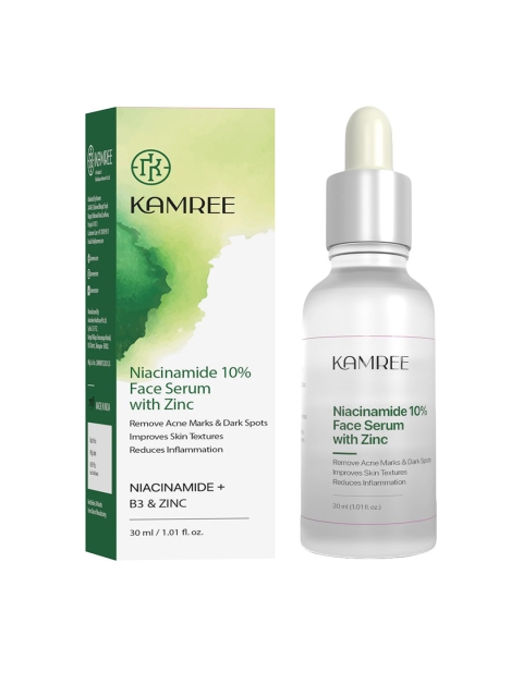 

KAMREE 10% Niacinamide Face Serum with Zinc 30 ml, Transparent