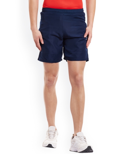

Alcis Men Navy Solid Sprint Sports Shorts, Navy blue