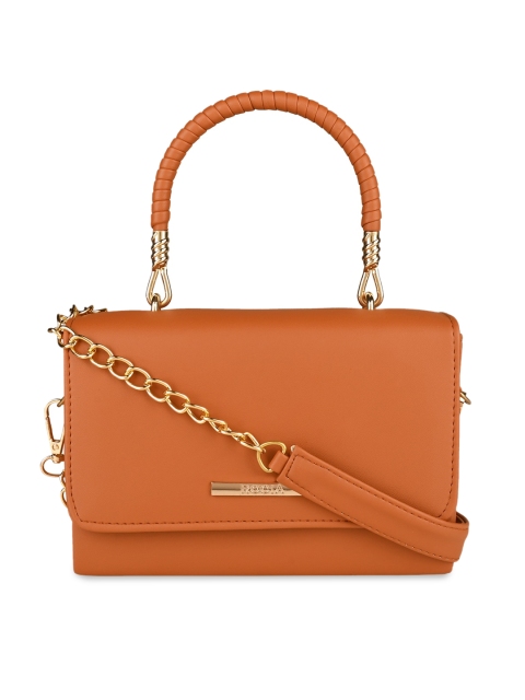 

Rocia Tan PU Structured Handheld Bag