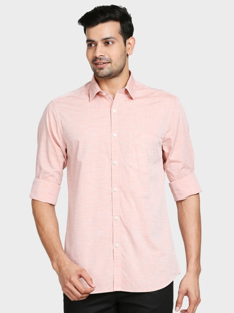 

ColorPlus Men Orange Tailored Fit Casual Shirt
