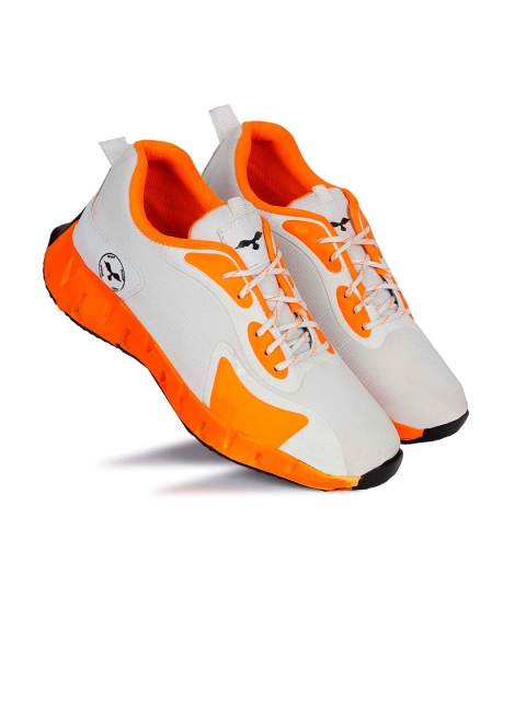 

WIN9 Men White Mesh Running Non-Marking Casual Shoes
