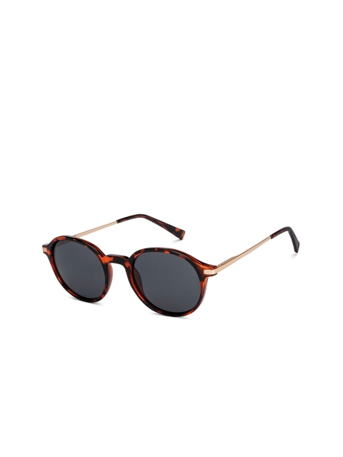 

Vincent Chase Unisex Grey Lens Round Sunglasses with Polarised and UV Protected Lens