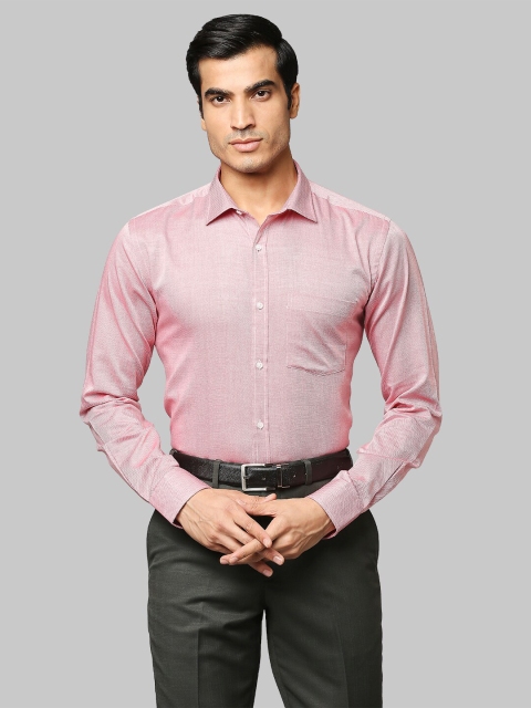 

Park Avenue Men Pink Slim Fit Formal Shirt