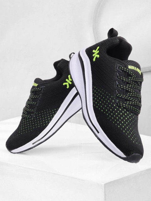 

Killer Men Black Woven Design Sneakers