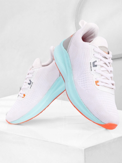 

Killer Men Stamina Phylon White Mint Textile Running Non-Marking Shoes