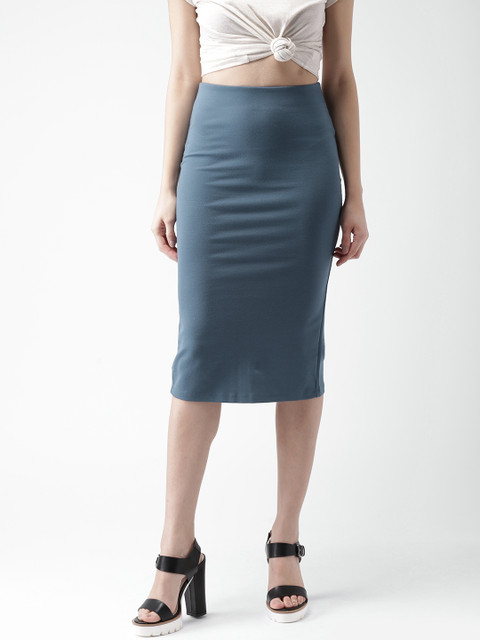 

FOREVER 21 Blue Pencil Skirt