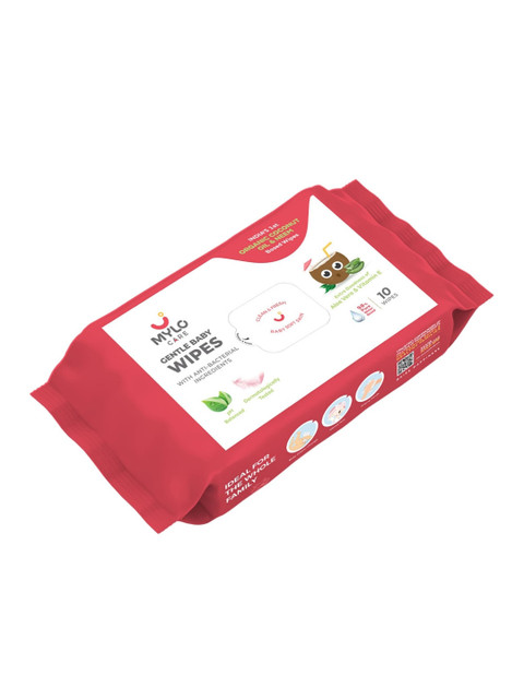 

MYLO CARE Baby Wipes, White