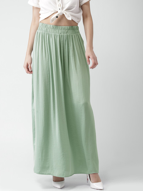 

FOREVER 21 Green Maxi Skirt