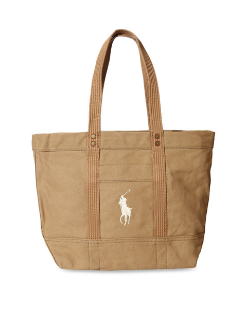

Polo Ralph Lauren Women Brown Solid Tote Handbags