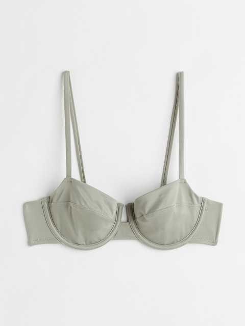 

H&M Women Green Non-Padded Bra 1057573006