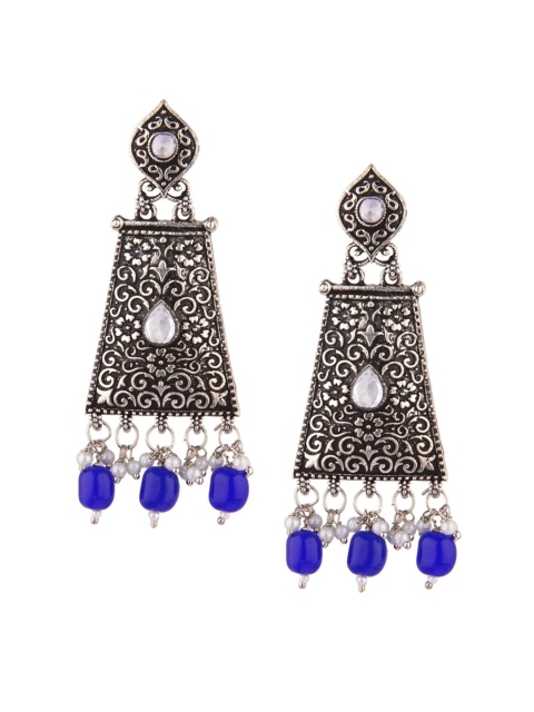 

Efulgenz Blue Classic Drop Earrings