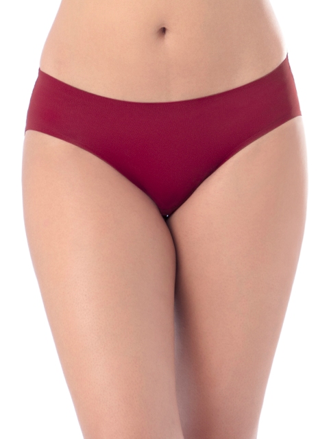 

PrettySecrets Women Maroon Seamless Bikini Briefs P0005