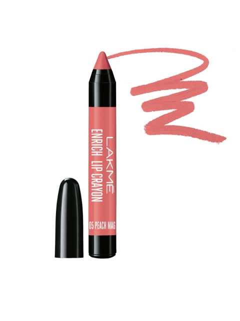 

Lakme Enrich Lip Crayon Peach Magnet 05, Pink