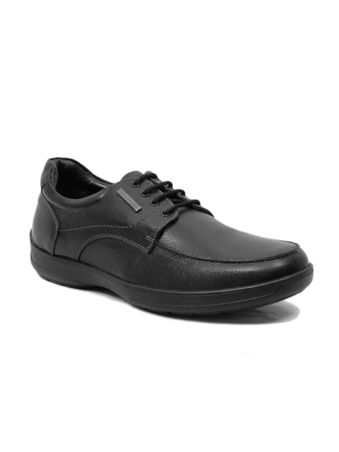 

Killer Men Black Solid Leather Formal Derbys