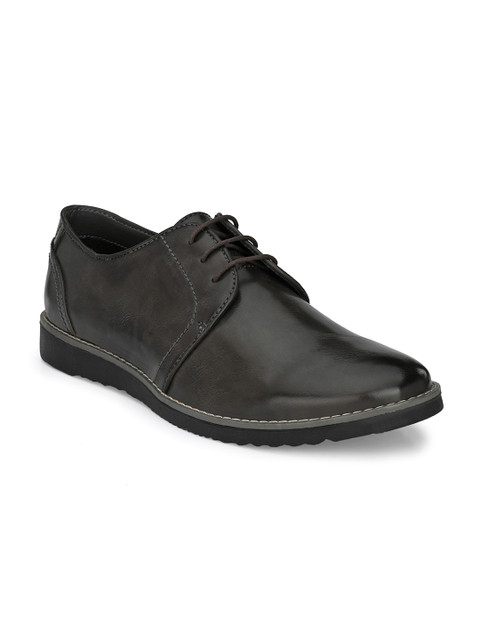 

Killer Men Grey Solid Formal Shoes, Black