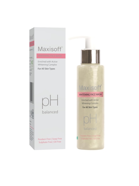 

Maxisoft Unisex Whitening Face Wash 100 ml, White
