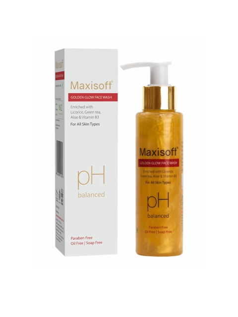 

Maxisoft Golden Glow Face Wash 100 ml, White