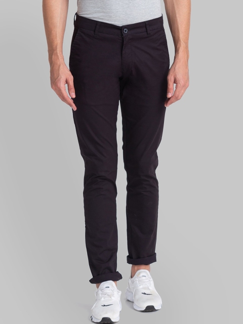 

Parx Men Black Tapered Fit Chinos Trousers