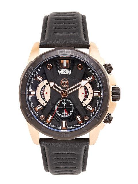 

Sergio Tacchini Men Black Analogue Watch ST.5.104.05