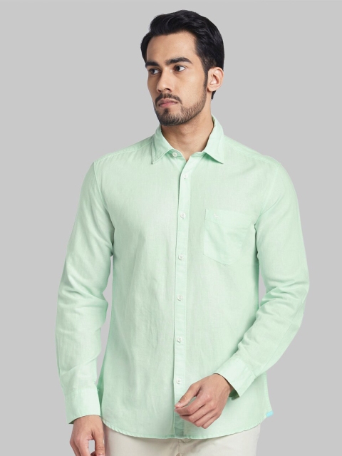 

Parx Men Medium Green Slim Fit Casual Shirt