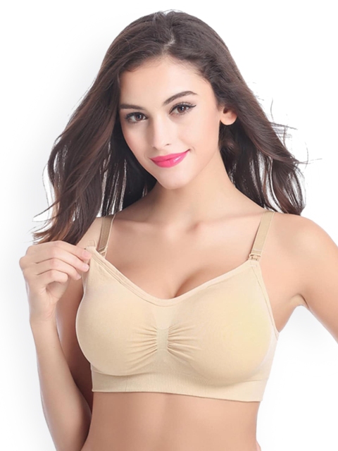 

Spiaty Women Beige Bra