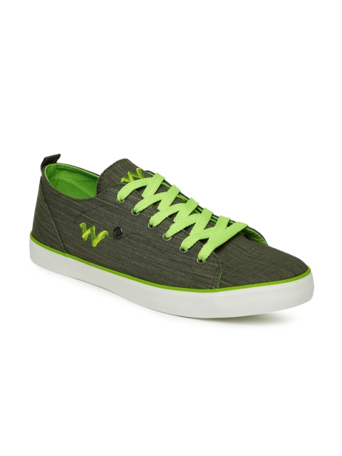 

Wildcraft Men Olive Green Qolo Sneakers