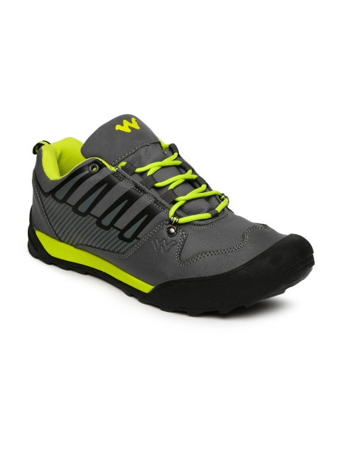 

Wildcraft Men Grey Solid Trekking Shoes