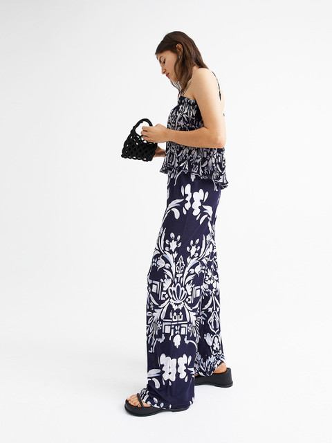 

H&M Blue Chiffon Top