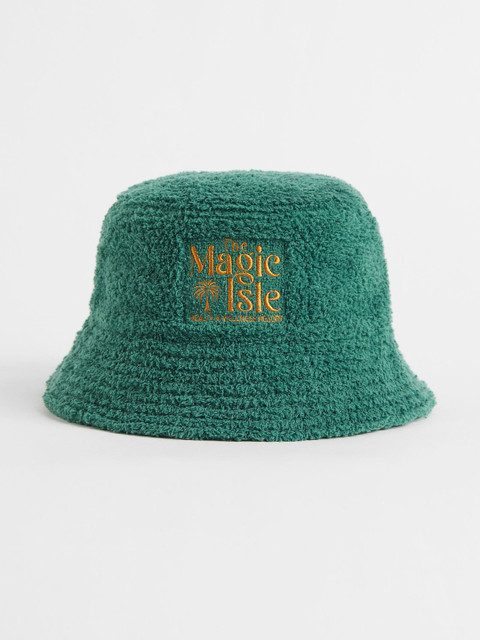 

H&M Men Green Terry Bucket Hat