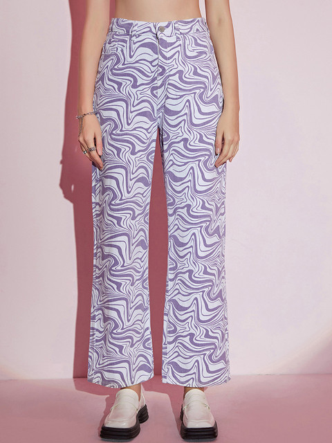 

URBANIC Women Purple Relaxed Fit Jeans