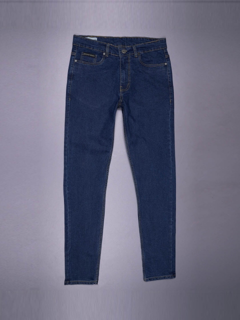

FRENCH CROWN Men Blue Slim Fit Stretchable Jeans