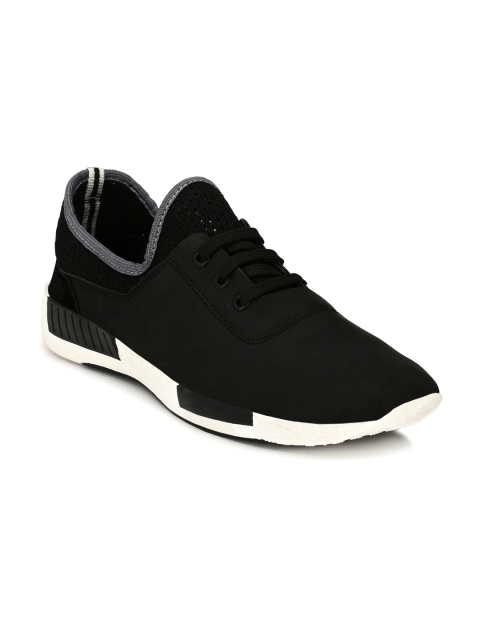 

Mactree Men Black Sneakers