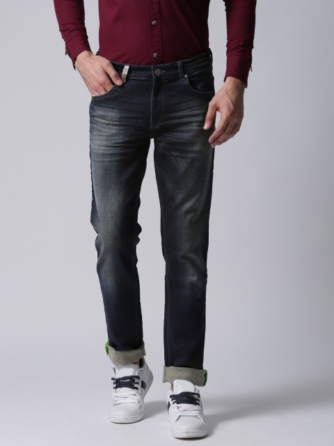 

YWC Men Blue Skinny Fit Low-Rise Stretchable Jeans