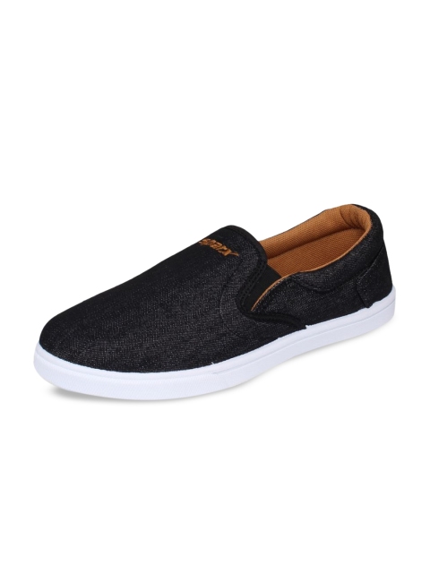 

Sparx Men Black Slip-On Regular Round Toe Sneakers