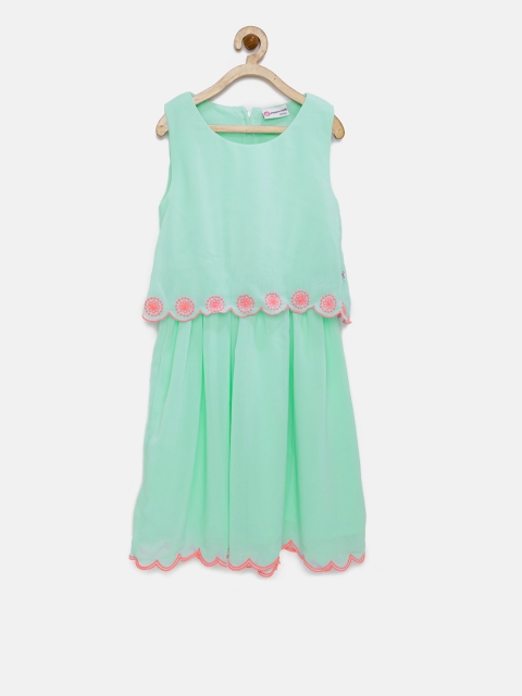 

Peppermint Girls Green Fit and Flare Dress