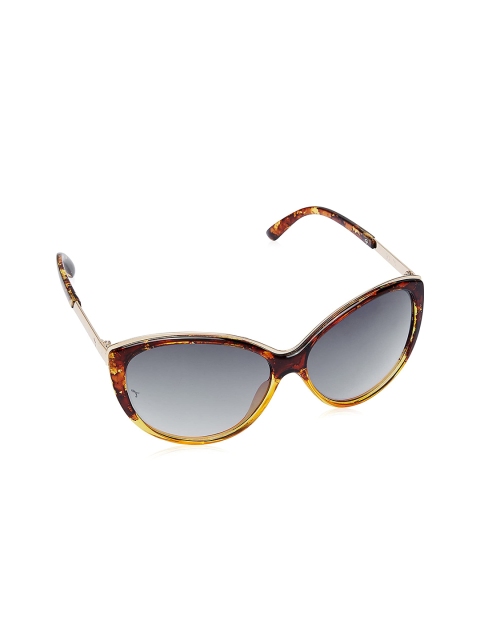 

Titan Unisex Grey Lens & Brown Cateye Sunglasses with UV Protected Lens