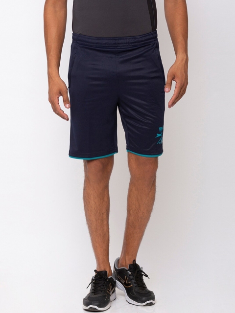 

Black Panther Men Navy Blue Running Sports Shorts